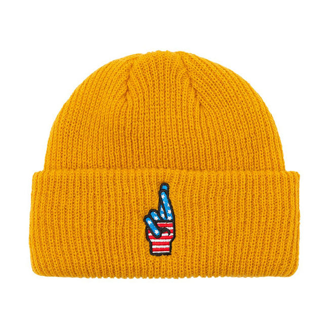 Loser Machine Double Cross Beanie Gold