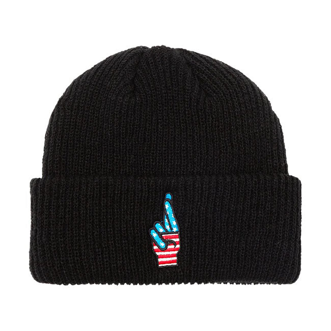 Loser Machine Double Cross Beanie Black