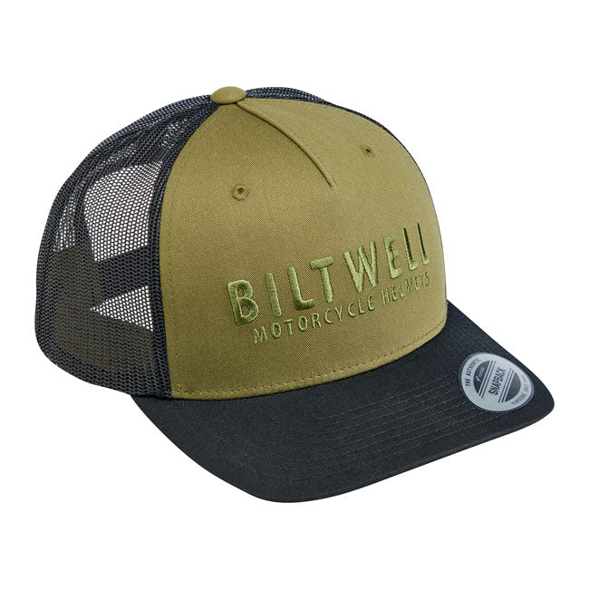 Biltwell Woodsy Snapback Cap Olive / Black