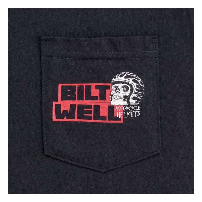 Biltwell Skull Pocket T-Shirt Black