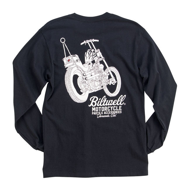 Biltwell Chopper Long Sleeves T-Shirt Black