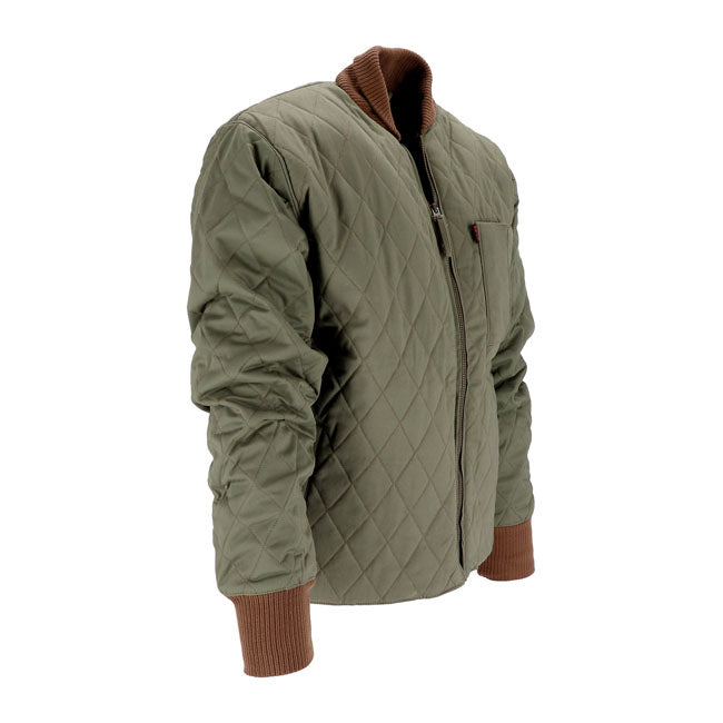 13 And A Half Magazine Long Haul Jacket Army Green - FREE UK Shipping, FREE 365 Day Returns | Moto Central