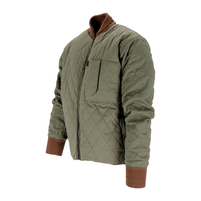 13 And A Half Magazine Long Haul Jacket Army Green - FREE UK Shipping, FREE 365 Day Returns | Moto Central