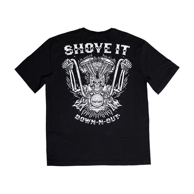 Down-N-Out Shove It T-Shirt Black