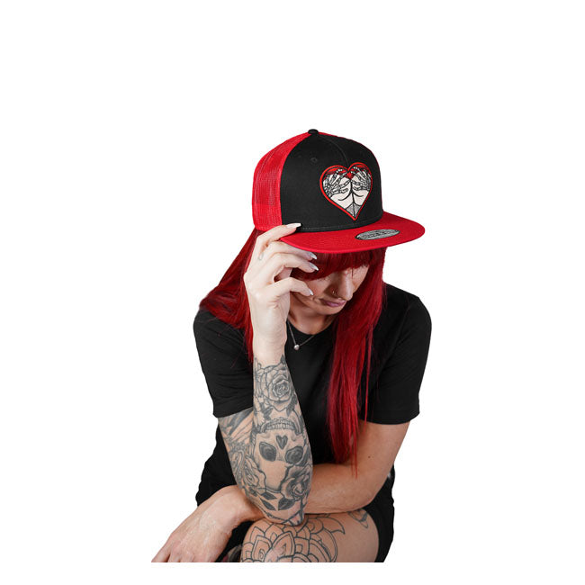 Down-N-Out Grab Of Death Snapback Cap Red