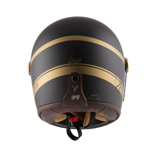 ByCity Roadster Carbon II Helmet Gold Strike - FREE UK Shipping, FREE 365 Day Returns | Moto Central