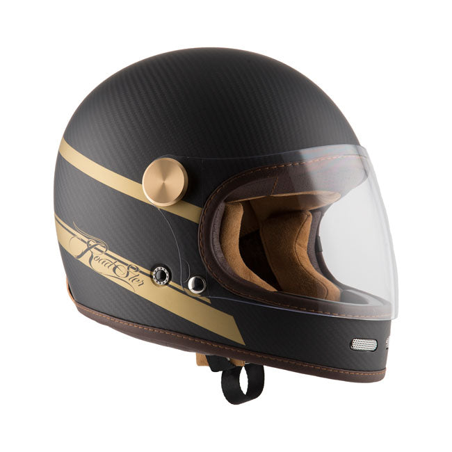 ByCity Roadster Carbon II Helmet Gold Strike - FREE UK Shipping, FREE 365 Day Returns | Moto Central