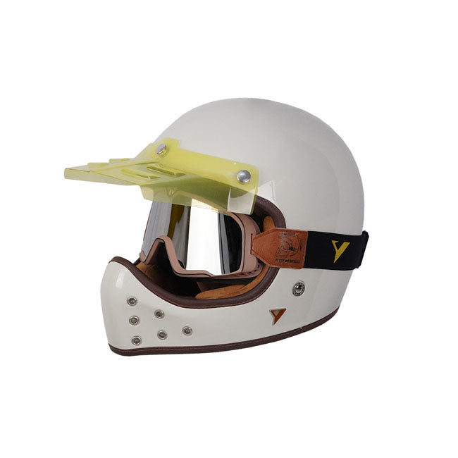 ByCity The Rock Helmet White Bone - FREE UK Shipping, FREE 365 Day Returns | Moto Central