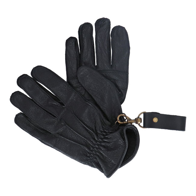 13 And A Half Magazine Lowlander Gloves Black - FREE UK Shipping, FREE 365 Day Returns | Moto Central