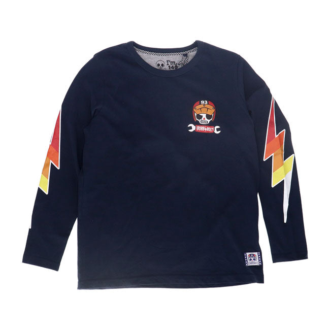 Bobby Bolt Thunder Long Sleeves T-Shirt Navy