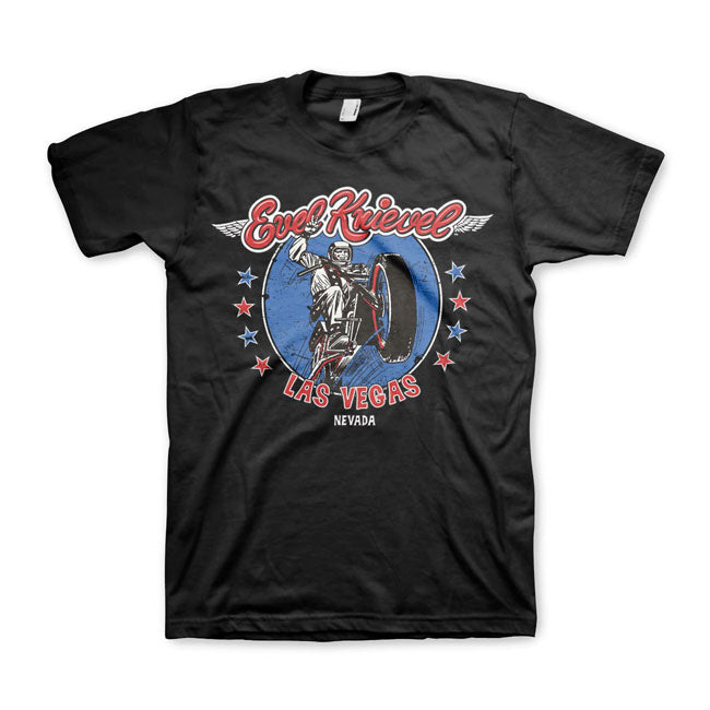 Evel Knievel In Las Vegas T-Shirt Black