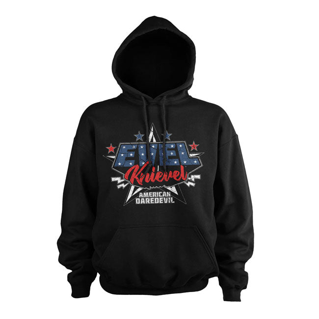 Evel Knievel American Daredevil Hoodie Black