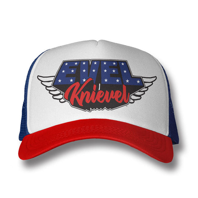 Evel Knievel American Daredevil Trucker Cap