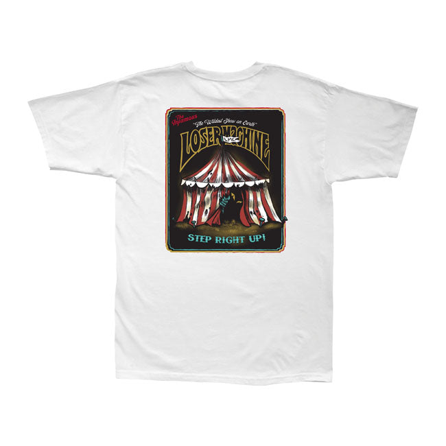 Loser Machine Wildest Show T-Shirt White  - FREE UK Shipping, FREE 365 Day Returns | Moto Central