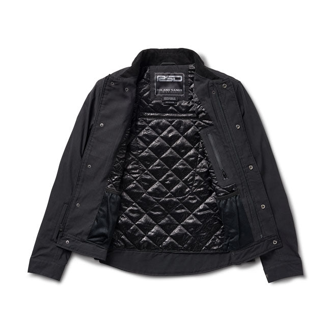 Roland Sands Design Cayucas Jacket Black - FREE UK Shipping, FREE 365 Day Returns | Moto Central