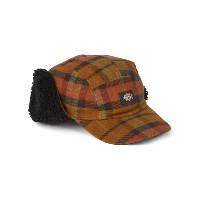 Dickies King Cove Hat Check Gingerbread