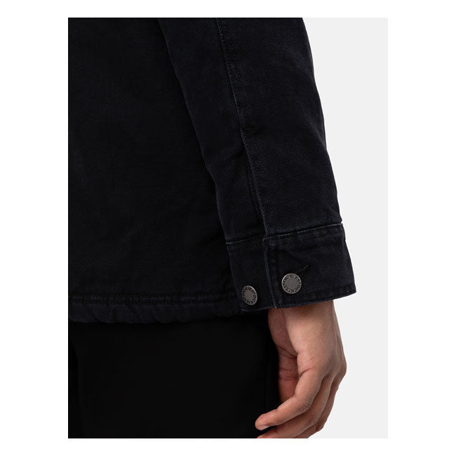 Dickies Duck Canvas Chore Jacket Stone Washed Black