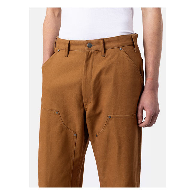 Dickies Duck Canvas Utility Trousers Stone Washed Brown Duck  - FREE UK Delivery - Moto Central