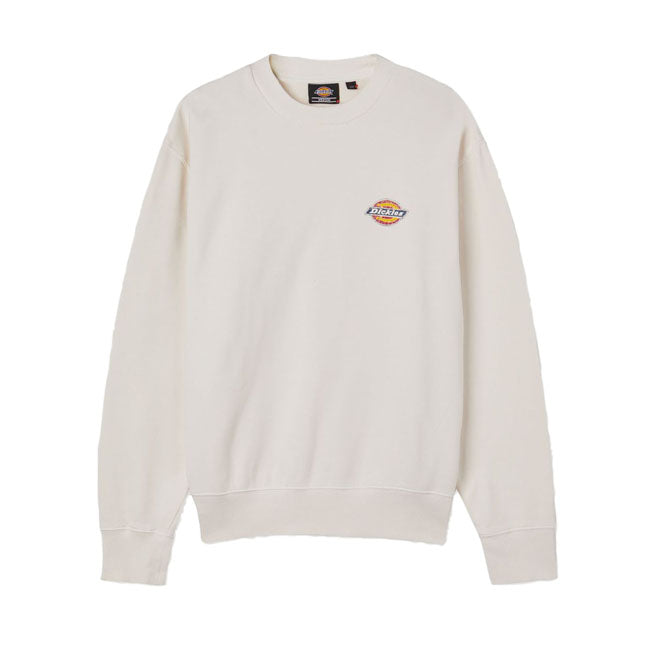 Dickies Icon Washed Sweatshirt Ecru - FREE UK Shipping, FREE 365 Day Returns | Moto Central