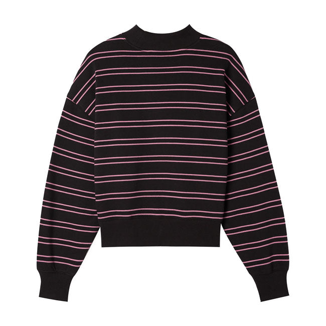 Dickies Westover Stripe Ladies Sweatshirt Black