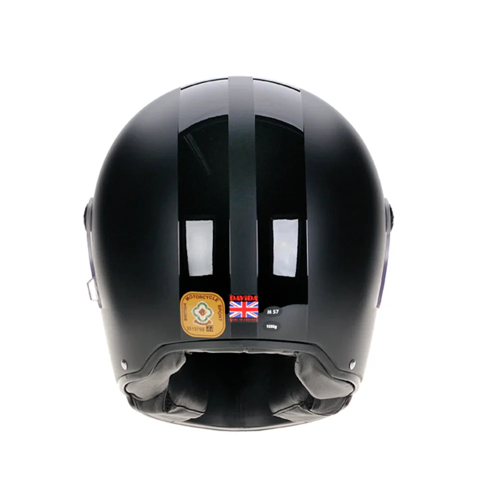 Davida Koura Full Face Helmet Matt Black - FREE UK Shipping, FREE 365 Day Returns | Moto Central