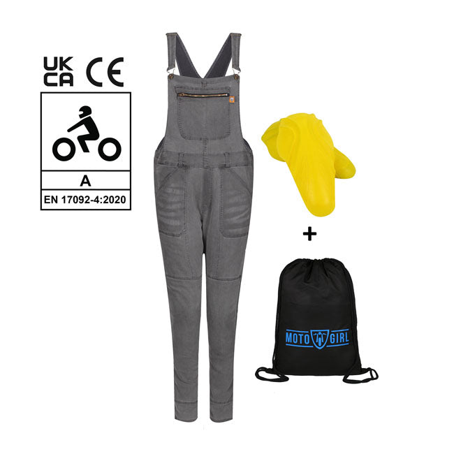 Motogirl Irene "Dungri" Overall Grey