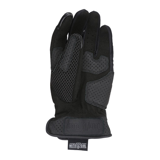 Motogirl Summer Gloves Black