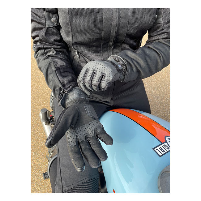 Motogirl Summer Gloves Black