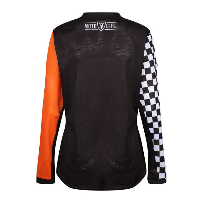 Motogirl Motoxgirl Jersey Black / Orange