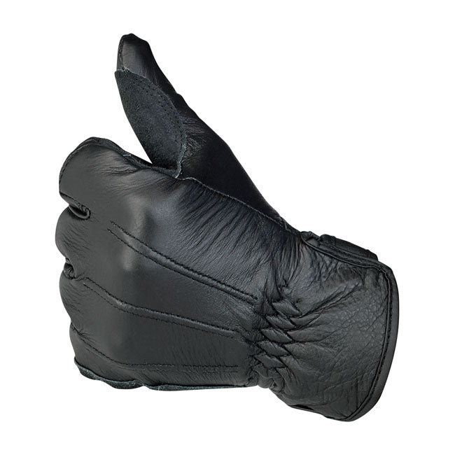 Biltwell Work Gloves Black - FREE UK Shipping, FREE 365 Day Returns | Moto Central