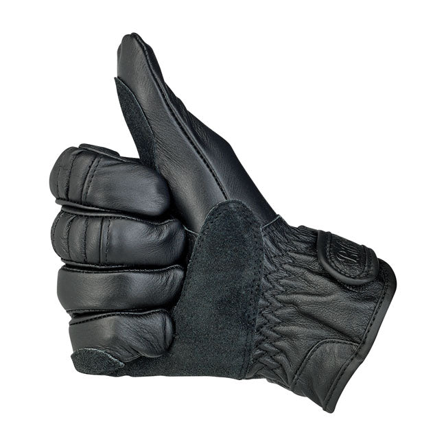 Biltwell Work Gloves Black - FREE UK Shipping, FREE 365 Day Returns | Moto Central