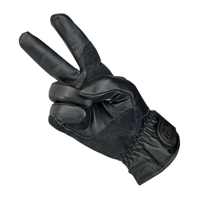 Biltwell Work Gloves Black - FREE UK Shipping, FREE 365 Day Returns | Moto Central