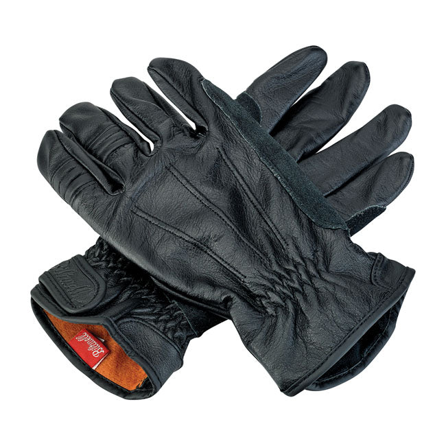 Biltwell Work Gloves Black - FREE UK Shipping, FREE 365 Day Returns | Moto Central