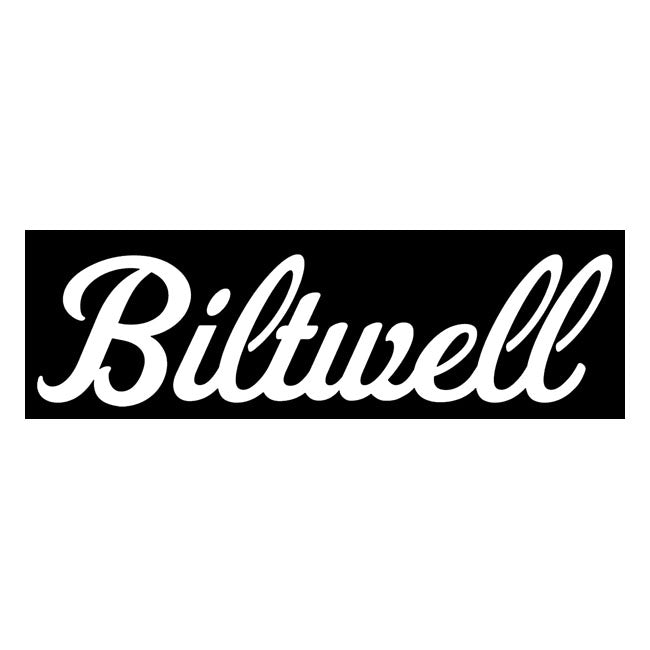 Biltwell Script Sticker White