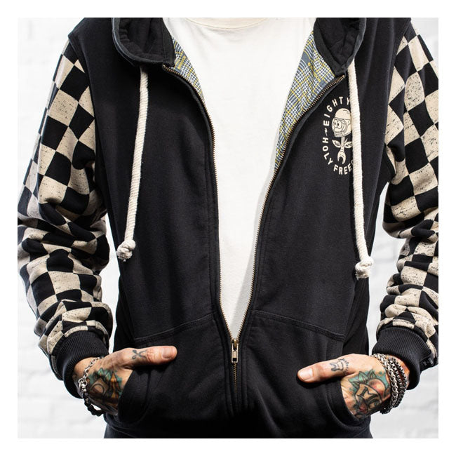 Holy Freedom Sir Cock Hooded Windstop Sweatshirt Black - FREE UK Shipping, FREE 365 Day Returns | Moto Central