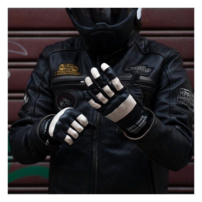 Holy Freedom Outlaw Ride Gloves Black / White