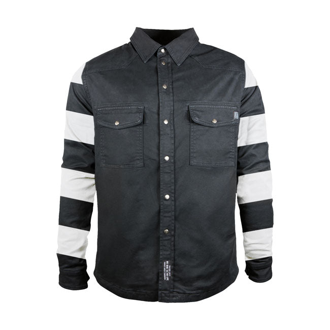 John Doe XTM Motoshirt Prison Black / White