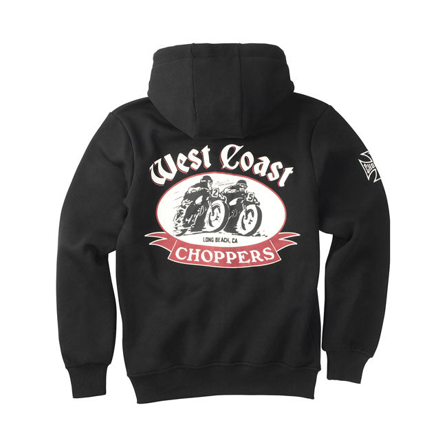 West Coast Choppers Riders Zip Hoodie Black - FREE UK Shipping, FREE 365 Day Returns | Moto Central