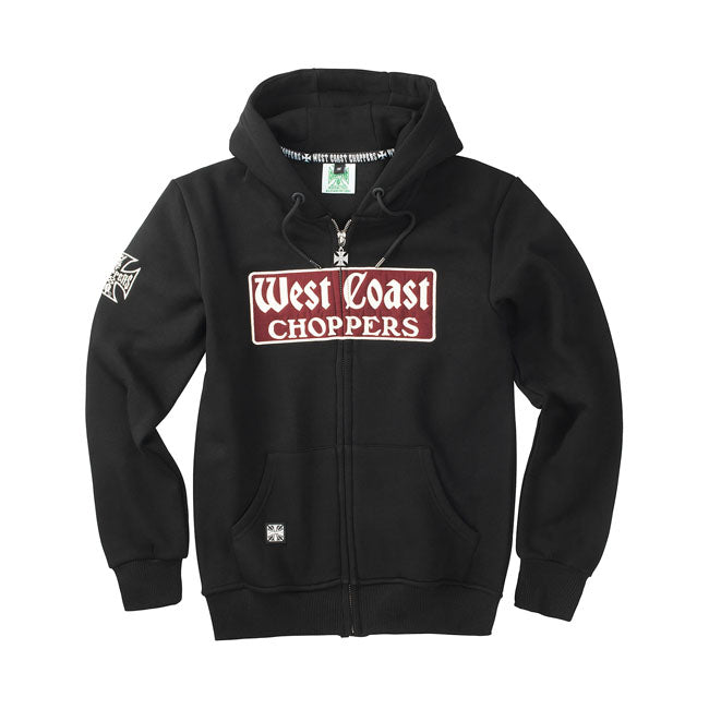 West Coast Choppers Riders Zip Hoodie Black