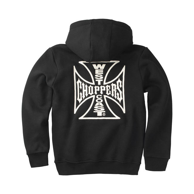 West Coast Choppers Pro-Anti Hoodie Black - FREE UK Shipping, FREE 365 Day Returns | Moto Central