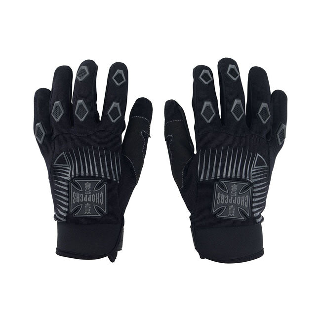 West Coast Choppers Por Vida Gloves Black  - FREE UK Shipping, FREE 365 Day Returns | Moto Central