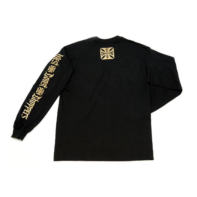 West Coast Choppers Gothique Long Sleeves T-Shirt Black