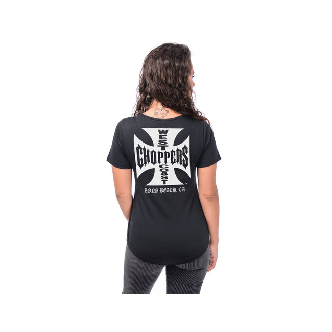 West Coast Choppers Addo Ladies T-Shirt Black