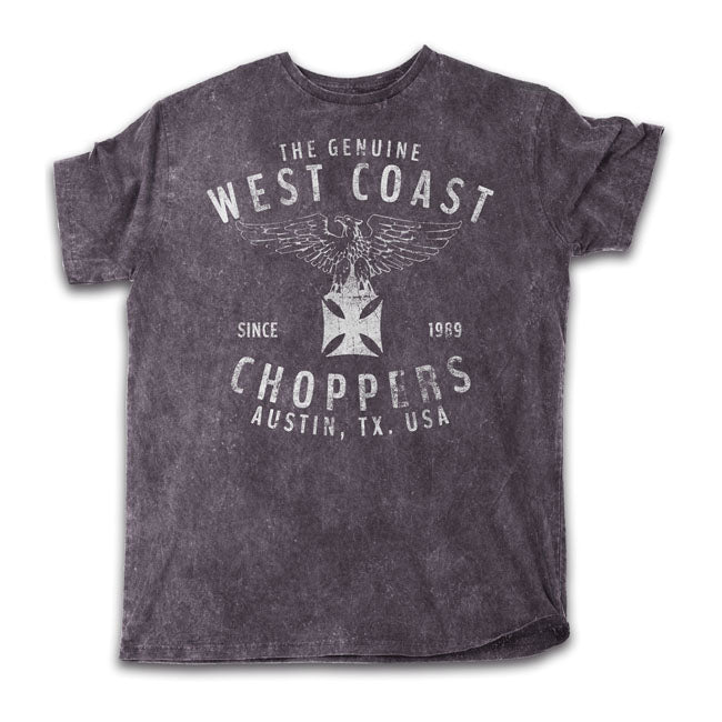 West Coast Choppers Eagle T-Shirt Light Black