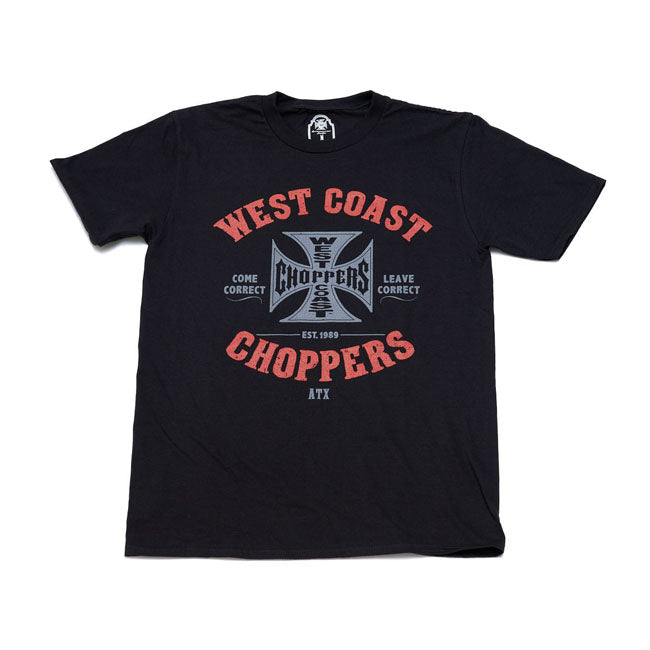 West Coast Choppers Come Correct T-Shirt Black / Red