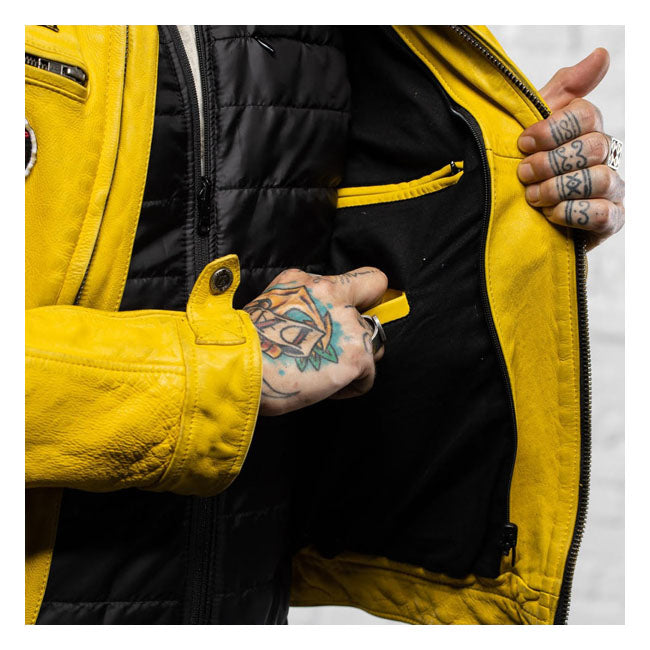 Holy Freedom Zero Evo Jacket Yellow - FREE UK Shipping, FREE 365 Day Returns | Moto Central