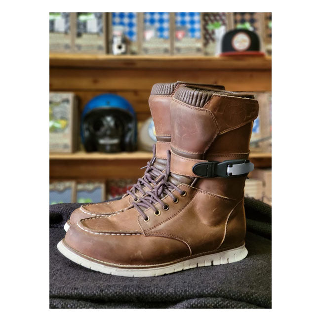 Holy Freedom Terminator Waterproof Boots Brown  - FREE UK Delivery - Moto Central