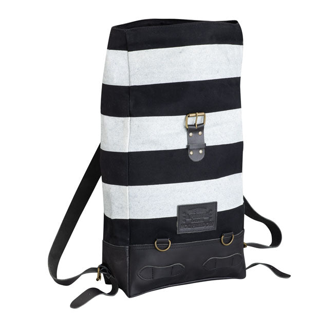 Holy Freedom Backpack Striped Black / White