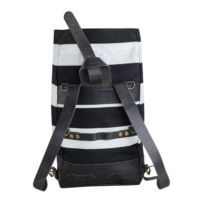 Holy Freedom Backpack Striped Black / White