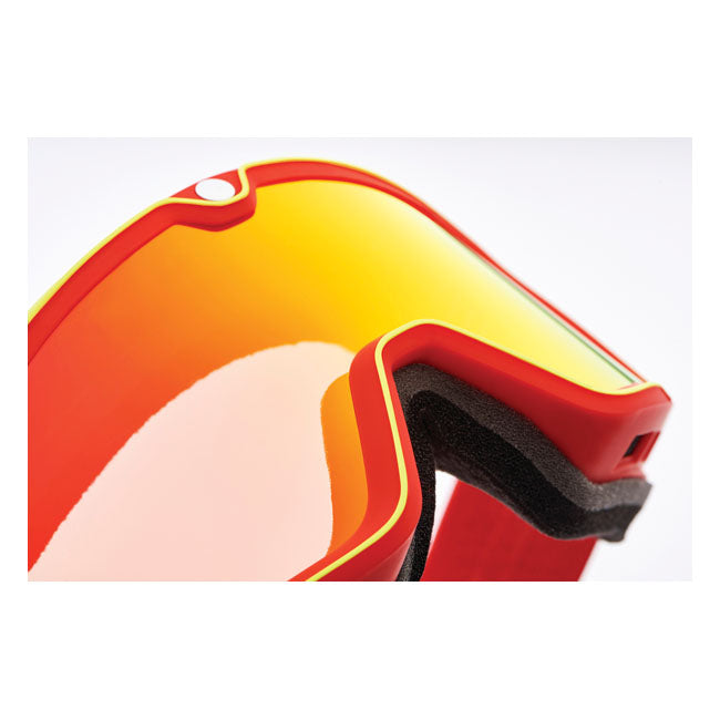 100% Barstow Goggle Death Spray Mirror Red Lens